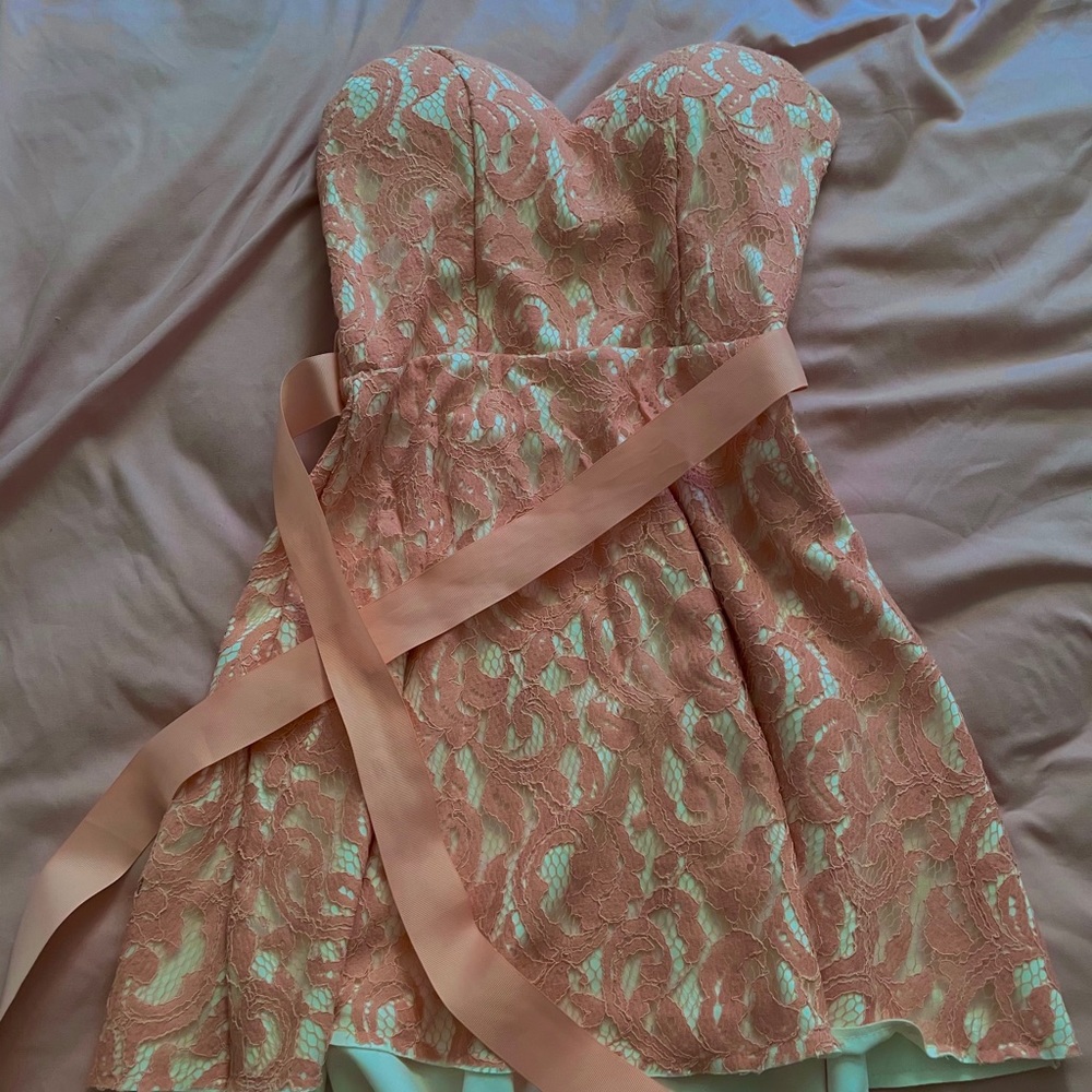 Pretty pink cocktail dress